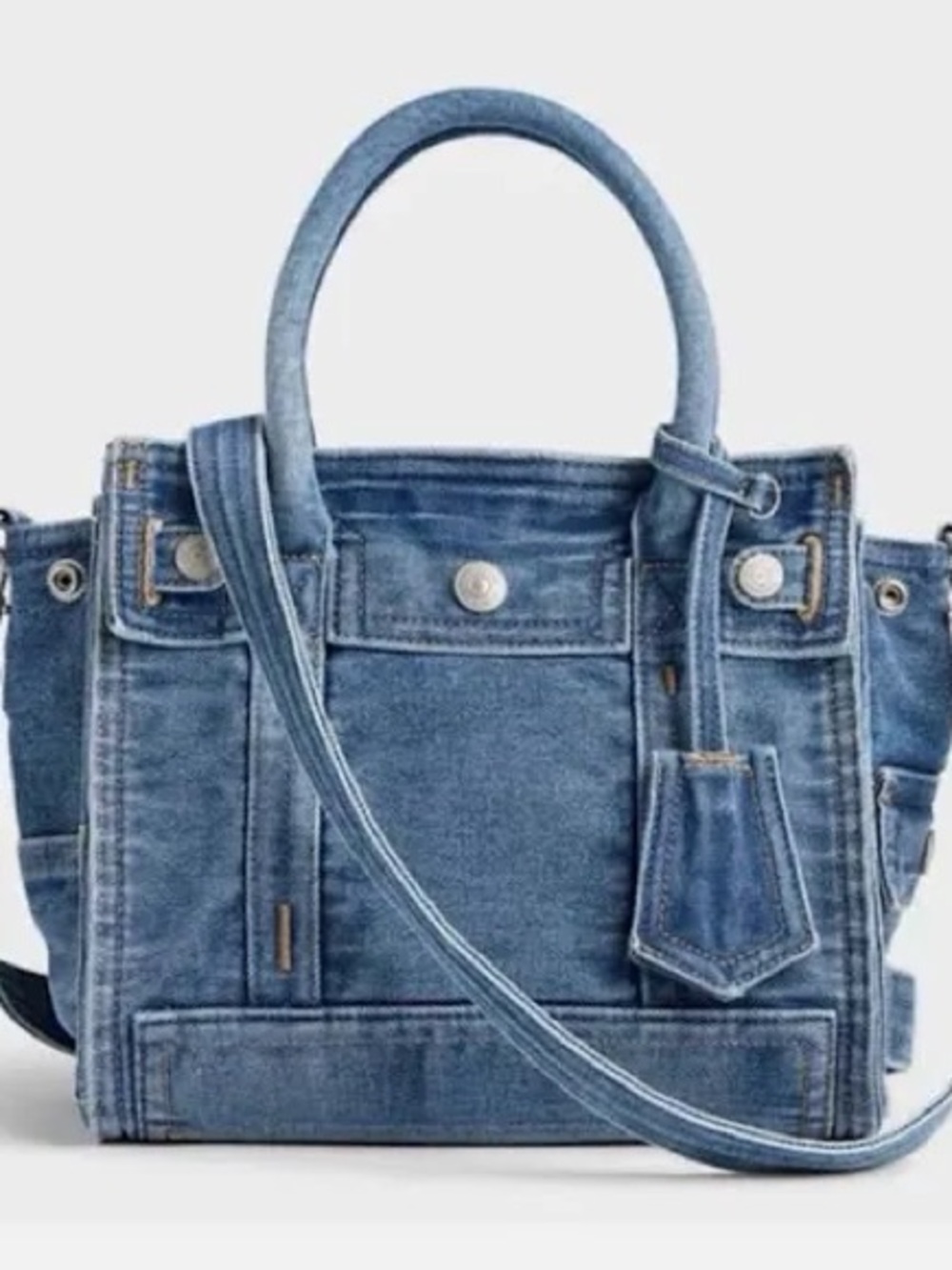 Gap Small Five Pocket Tote NWT in medium blue